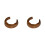 2X Suitable for E61 Series Coffee Machine Accessories Brewing  Walnut Solid Wood Anti-Scalding Ring Heat Shield 1