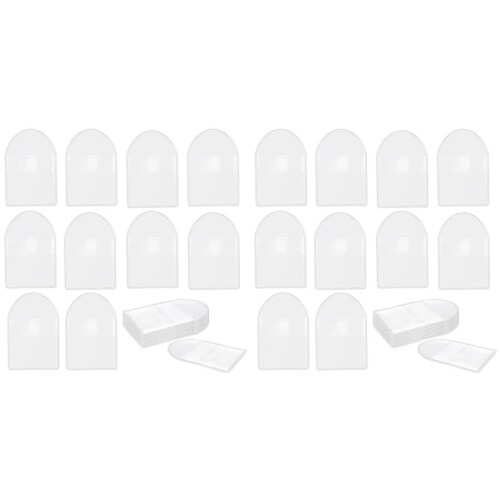 Pacote com 400 Mangas de Moedas de Bolso Único de 2 Polegadas, Suprimentos para Coleta de Moedas de Plástico Suportes Transparentes Protetores Sacos