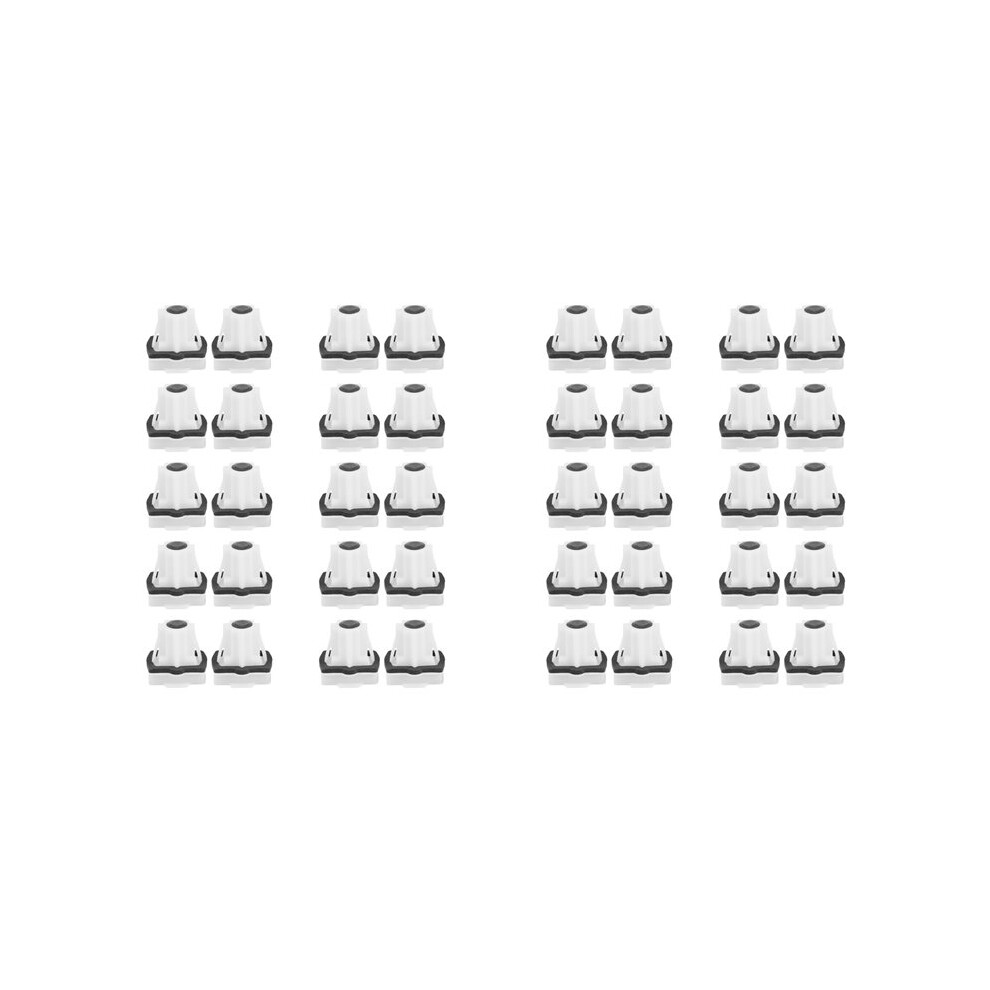 20Set Rear Buckle 1609267180 For For 301 208 C3 C4 C-Elysee White 6034214673617