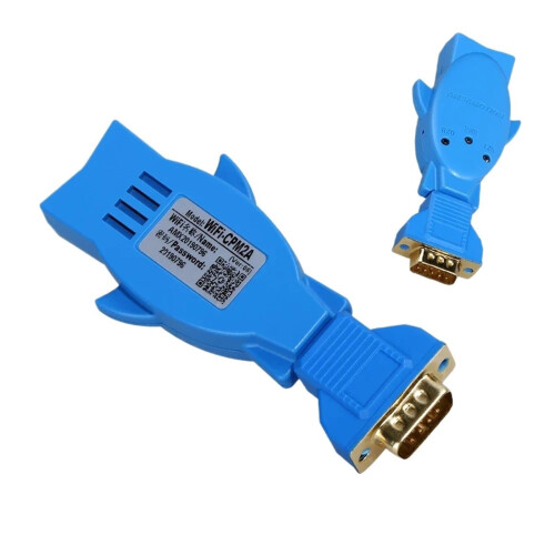 PLC Wireless Programming Adapter WiFi RS232 Cable for CQM1 CJ1M CPM2C Remote Access LAN Version 1