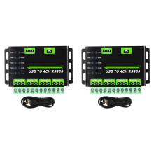 2X Moduł Konwertera USB na 4CH RS485, Przemysłowa Uniwersalna Komunikacja Szeregowa