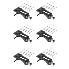 6X Phono Draaitafel Headshell Mount Phono-Cartridge Fonograafkophouder Stylus-Kabel voor LP-Platenspeler