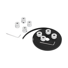 Aluminiumlegierungs-20-Zähne-Synchronradscheibenriemen-Kit 5M für 3D-Druck