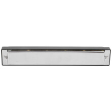24 Hole D Key Harmonica with Box Cloth Silver ABS Metal Musical Instrument