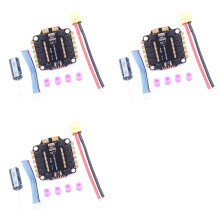 3X Placa ESC 4INI 60A com Suporte para Motor Sem Escova 3-6S DShot300 600/Multishot/Oneshot FPV UAV F4 Flight Control
