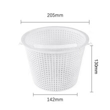 2X Panier de Rechange pour Écumoire de Piscine 1070 8 Pouces en Haut, 5,5 Pouces en Bas, 5 Pouces de Profondeur