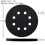 20PCS 5 Inch(125mm) 8-Hole Soft Sponge Interface Pad for Sanding Pads and Hook and Loop Sanding Discs 6