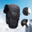 Men's Winter Ski Hat Black Waterproof Windproof 4