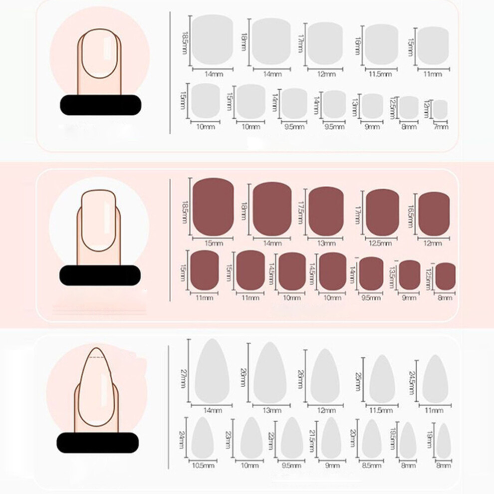 Dachuang Beauty Golden (Standard) Rabbit Press-On Nails - Sweet & Reusable
