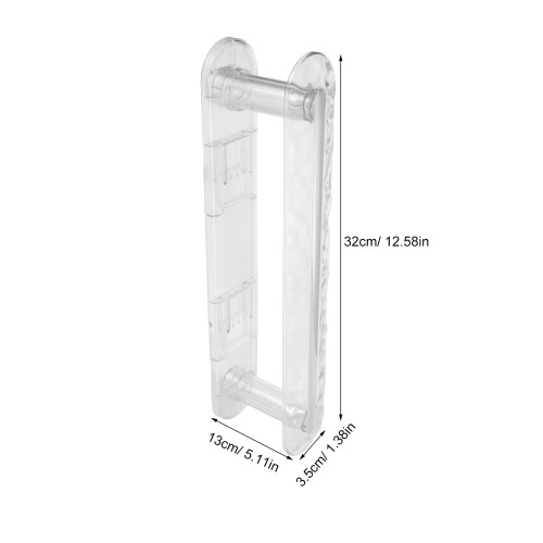 Robuster Kleiderbügelhalter Ohne Bohren Wandmontage Transparent 1