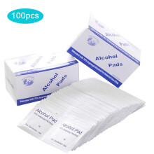 Ceapanna Ullmhúcháin Alcóil Fillte ina n-Aonar Ceapanna Alcóil Leighis le hIonad Glantacháin Steiriúla Ultra-Ionsúiteacha 70% d'Alcól