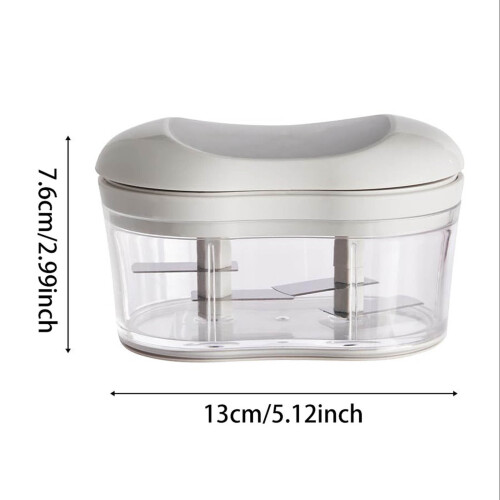 Manual Food Chopper and Vegetable Mincer Efficient Kitchen Processor for Fresh Ingredients 2