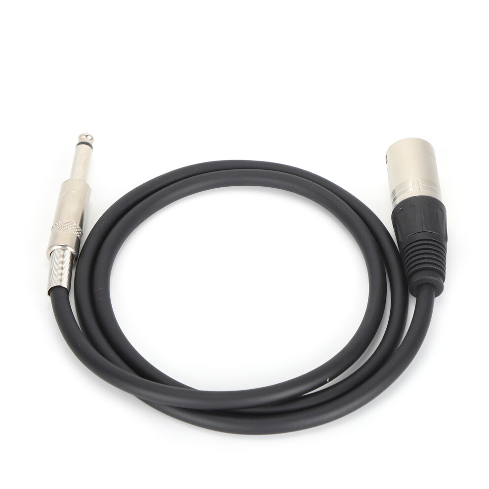Xlr Male To Trs Jack 6.35Mm Microphone Cable 2M Studio Stage Dj Use 8101390755753
