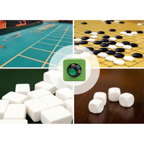 Tournament Grade Chess Clock with Clear Multiple Angles-Green 2