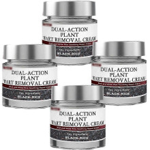 (4pcs)KeraErase Dual-Action Renewal Cream ,Black And White Rice Soothing Repair Cream