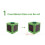 Tournament Grade Chess Clock with Clear Multiple Angles-Green 6
