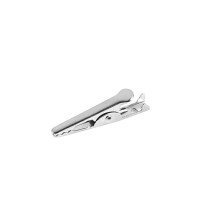 300PCS 1.06IN / 27mm Metal Alligator Clips, Crocodile Clamps Silver Tone Nickel Plated Test Spring Clamps.