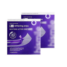 (2boxes)V34 Whitening Strips, Teeth Whitening Strips, Purple Tooth Whitening, Tooth Stain Treatment, Combining Whitening and Colour Correction