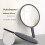 Lightweight ABS Cosmetic Mirror With Ergonomic Grip Clear 7