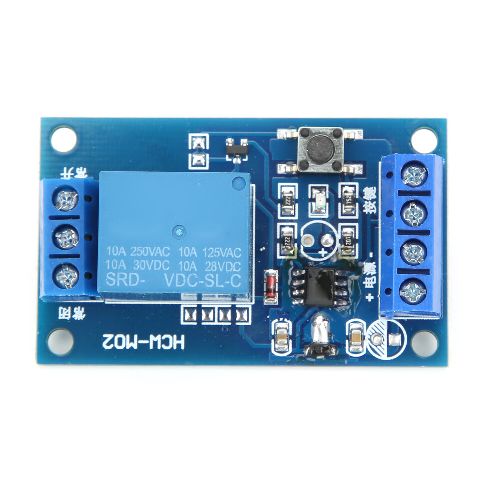 12V Microcomputer Bistable Relay Module 1Way Car Start/Stop Selflocking Switch 6941390756136
