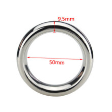 (50mm) Stainless Steel Cock Ring for Men - 40/45/50mm