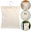3St Beige Draagbare Polyester Katoenknijper Organizer Met Haak 2