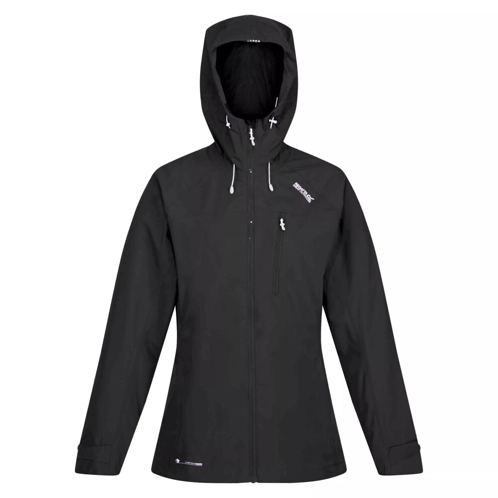 Regatta (20 Uk, ) Womens/Ladies Britedale Waterproof Jacket Black