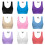 Γυναικείο Αθλητικό Σουτιέν Pure Color Plus Size με Καπάκια, 3 τεμάχια/S-6XL 6
