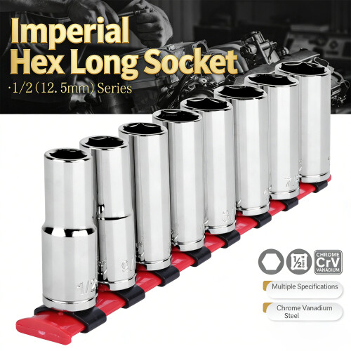 Extra Long 1/2 Inches Drive Socket With Enhancing-1 5 8 2