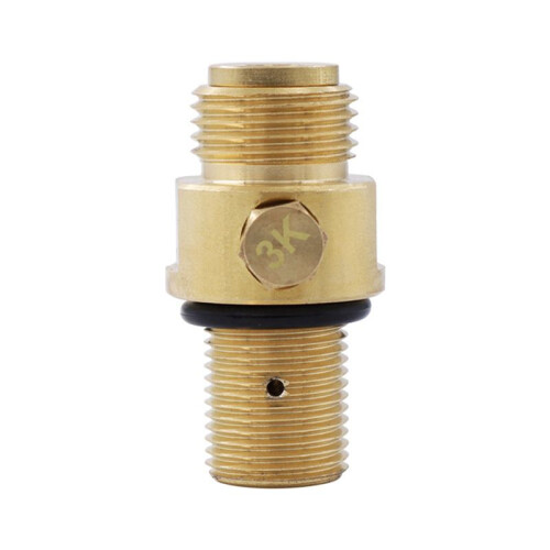 2X M18X1.5 Co2 Valve Adaptor Replaceable Transverter Suitable for Soda Machine Replaceable Valve,for  CGA320 2