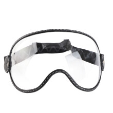Winddichte Motorradschutzbrille mit PC-Gläsern & ABS-Rahmen, transparent, 85 g