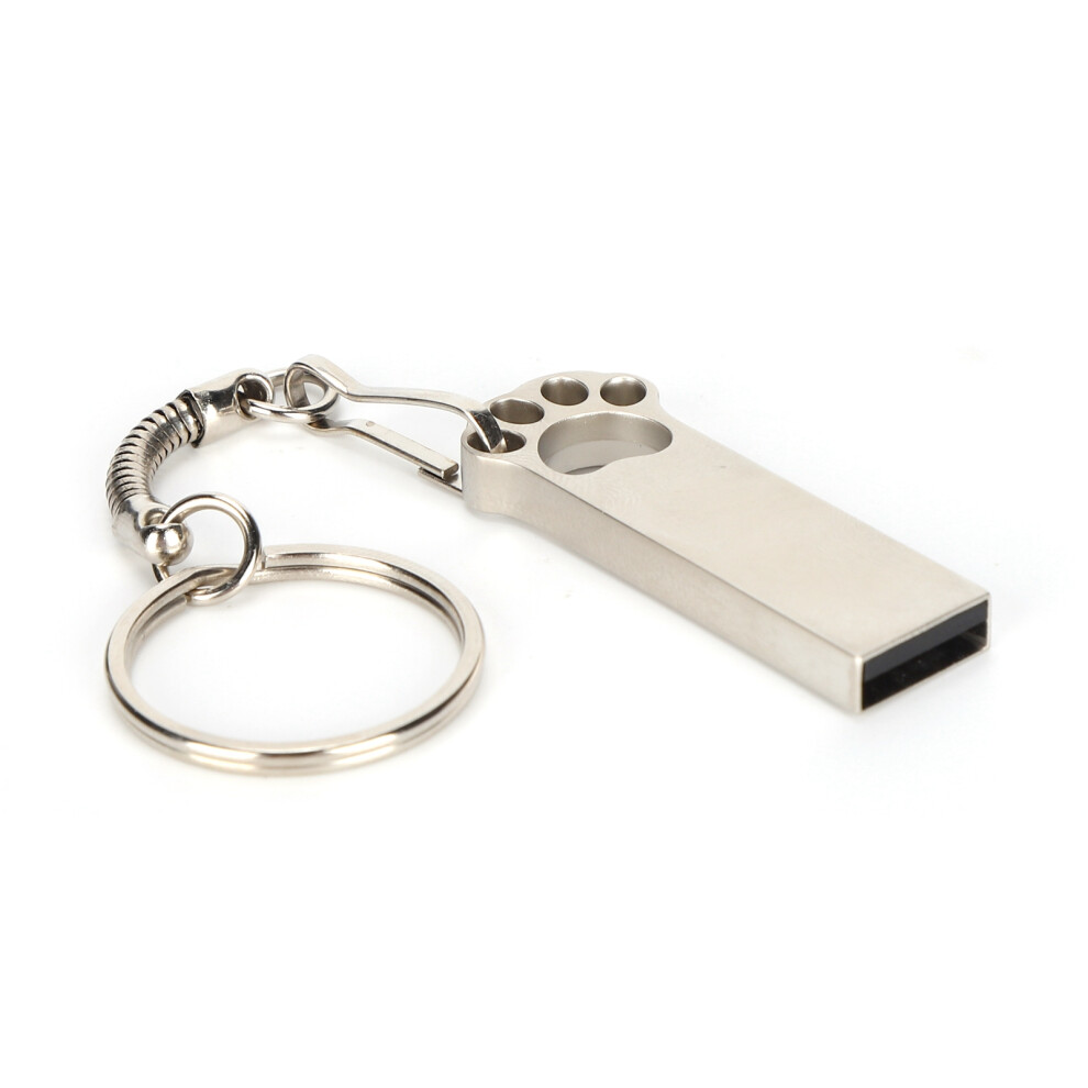 Portable Paw Shape Usb Flash Drive 32Gb Keychain Metal Storage 4401390756809