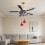 1PACK Ceiling Fan Pull Chain Extender, Beaded Decorative Pull Chains Compatible with Ceiling Fans & Lights 4