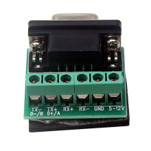 2X USB 2.0 to RS485 -485 RS422 -422 DB9 COM Gerät mit Serieller Schnittstelle Konverter Adapterkabel, Prolific PL2303