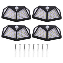 Outdoor Solar Lights, 100 LED Solar Security Lights and 3 Modes Motion Sensor 270 Wide Angle Solar Powered Lights