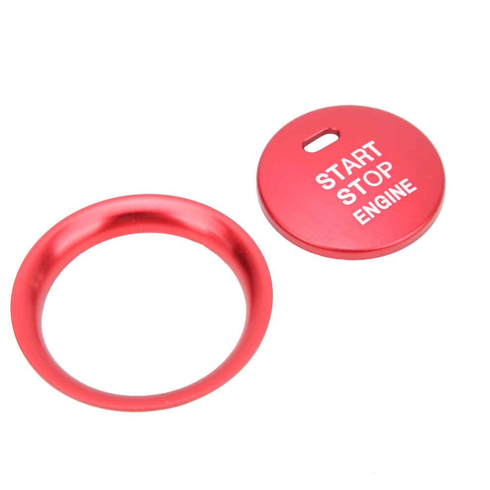 Aluminum Ignition Button Cover For Mazda Axela Cx-5 2016-19 Red 7901390757518