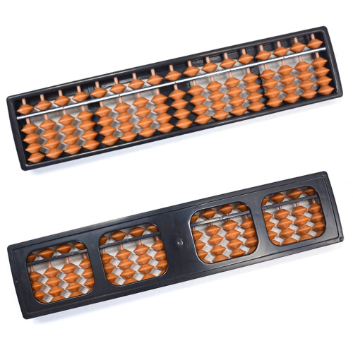Wooden Abacus with Reset Button 7 to 17 Columns 2