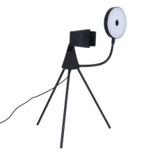 10‑Stufen-LED-Ringlicht mit Stativ für Mobilfotografie und Live-Video