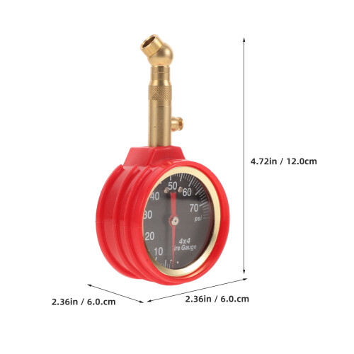 Tire Pressure Checker Brass 1 Pack 1