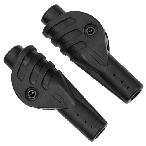 Tent Support Pole Tent Support Rod Connectors Black 2Pcs 2