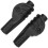 Tent Support Pole Tent Support Rod Connectors Black 2Pcs 6