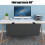Foldable Under Desk Keyboard Tray with Stable Mount, Ergonomic Drawer for Compact Workstation 5