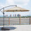Cantilever Awning Replacement Canopy UV Protection 2m 6-Rib 8