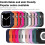 Συμβατό με το XiHAMA Apple Watch Θήκη προφυλακτήρα 38 χιλιοστών – Μαλακή TPU, λεπτό και 4