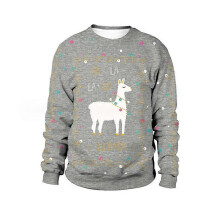 (M,SB102-017)Unisex Ugly Christmas Sweatshirt Funny Design Pullover Sweater for Xmas Holiday Party 2023