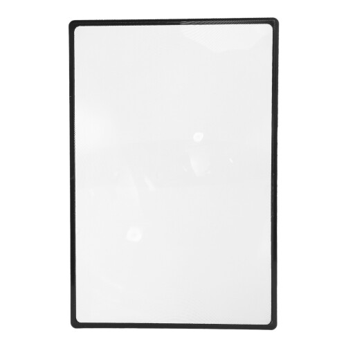 Reading support sheet Magnifier Magnifying glass 3-zoom Black 2