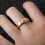 Stainless Steel Couples Engagement Band Set 2 pcs 2