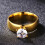 Stainless Steel Couples Engagement Band Set 2 pcs 3