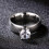 Stainless Steel Couples Engagement Band Set 2 pcs 8
