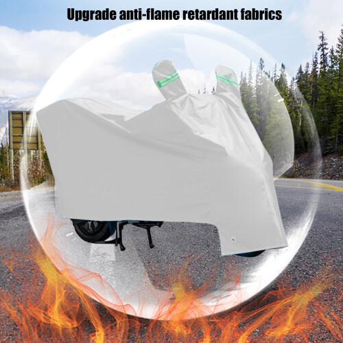 Motorcycle Cover Rainproof Sunblock Universal Fit 2